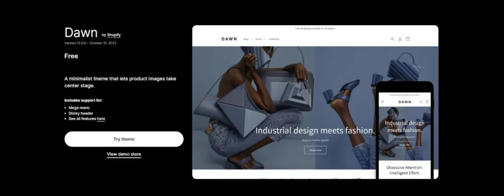 Shopify Dawn Theme